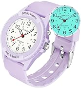 TENOCK Waterproof Nurse Watch for Medical Professionals Students Women Men, Night Light, 12/24 Ho...