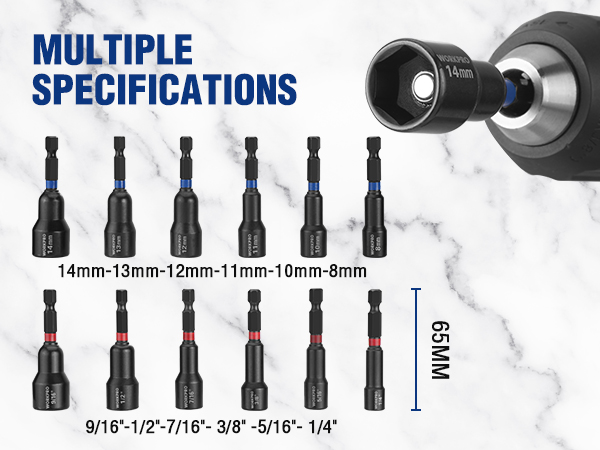 WORKPRO 39-Piece Nut Driver Set
