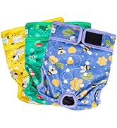 Paw Legend Washable Reusable Female Dog Period Diapers for Heat Doggie Puppy Diapers for Female D...