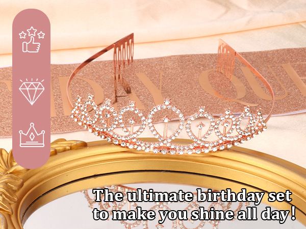 crown and sash for women