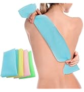INFICRIME 4 Pack Exfoliating Washcloths Body Scrubber Back Scrubber for Shower - Japanese Korean ...