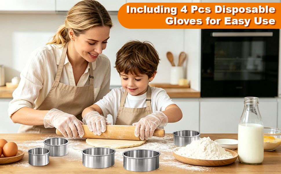 Including 4 Pcs DisposableGloves for Easy Use