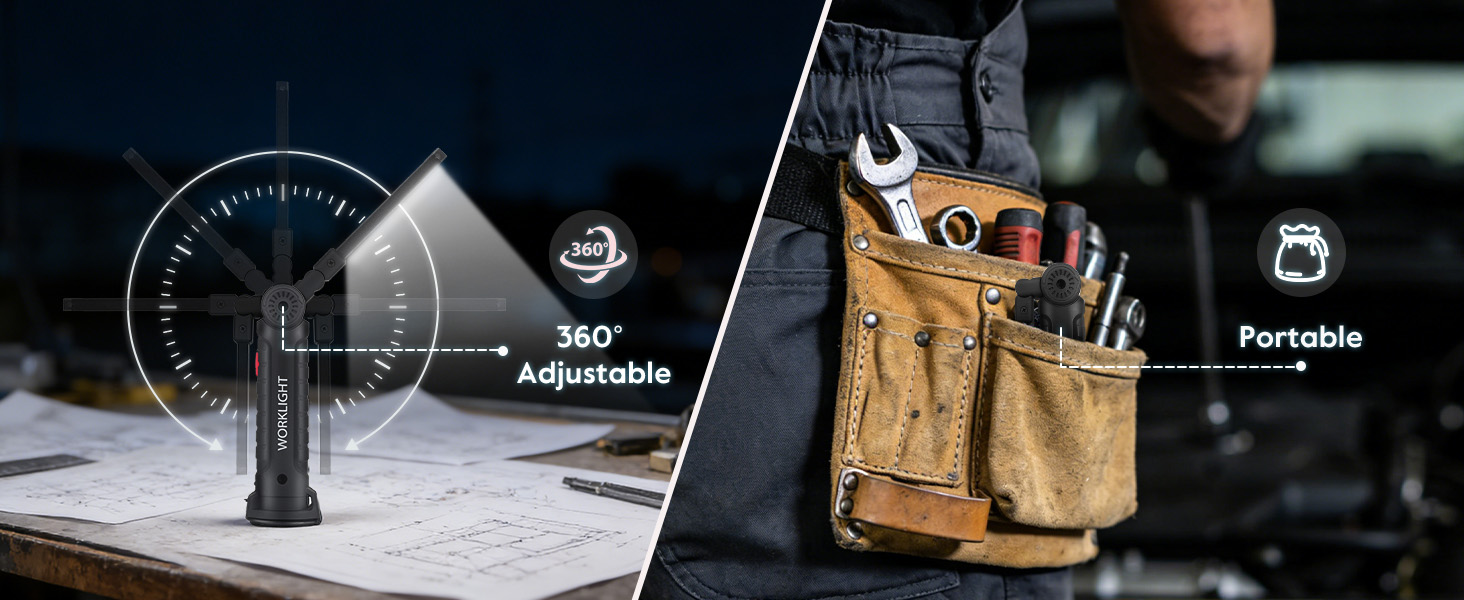 portable work lights for mechanics