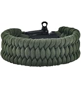 Paracord Survival Bracelet with Bow Shackle for Camping and Emergency