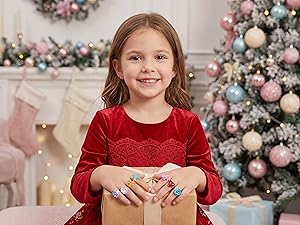 PASEMM 24pcs Little Girl Jewel Rings