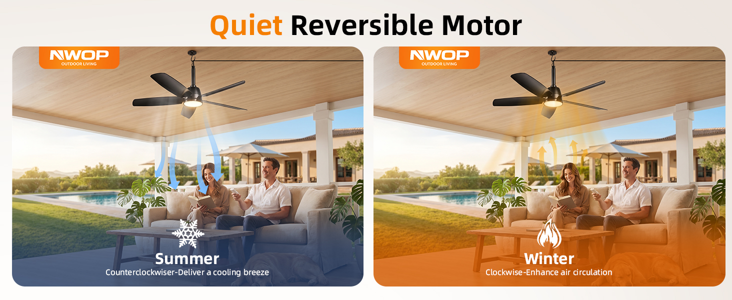 outdoor fan with light