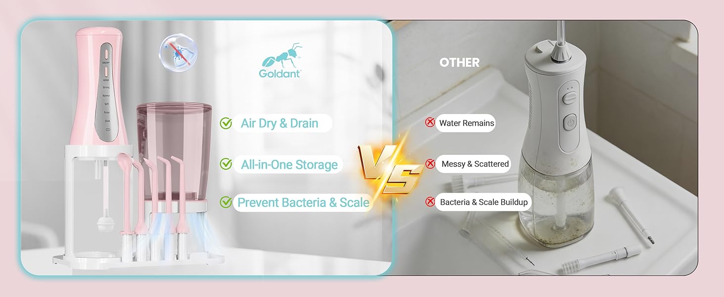 350ML water flosser with stand