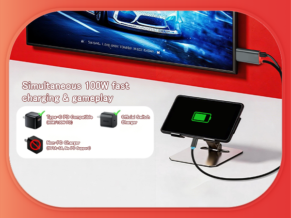Switch 2 Dock HDMI Adapter