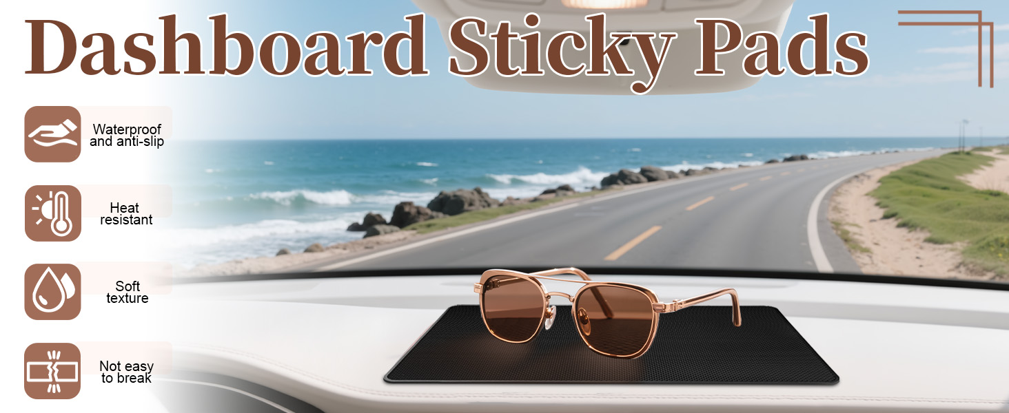 Sticky Pad for Car Dashboards