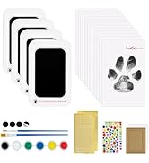 Henyopet Paw Print Kit for Dogs - Dog Paw Print Kit Pet Paw Print Impression Kit, Dog Nose Print ...