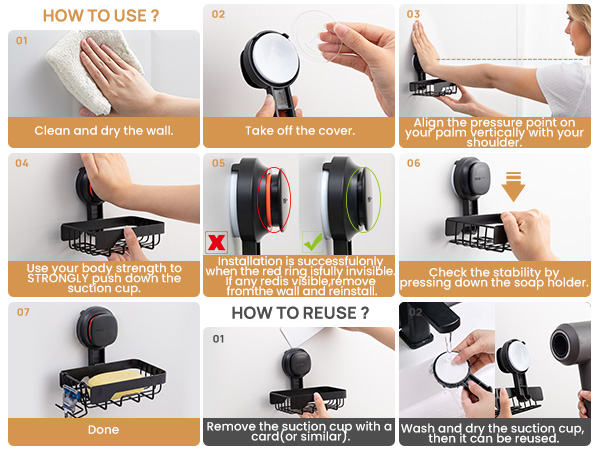 How to Install LEVERLOC Soap Holder with Visible Red-Line Indicator