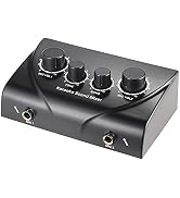 Btuty Karaoke Sound Mixer Dual Mic Inputs With Cable N-1 Black Color