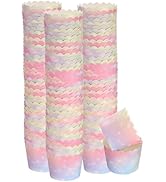 HARFINGTON Paper Baking Cups Greaseproof Disposable Bulk Cupcake Muffins Liners Cases Wrappers fo...