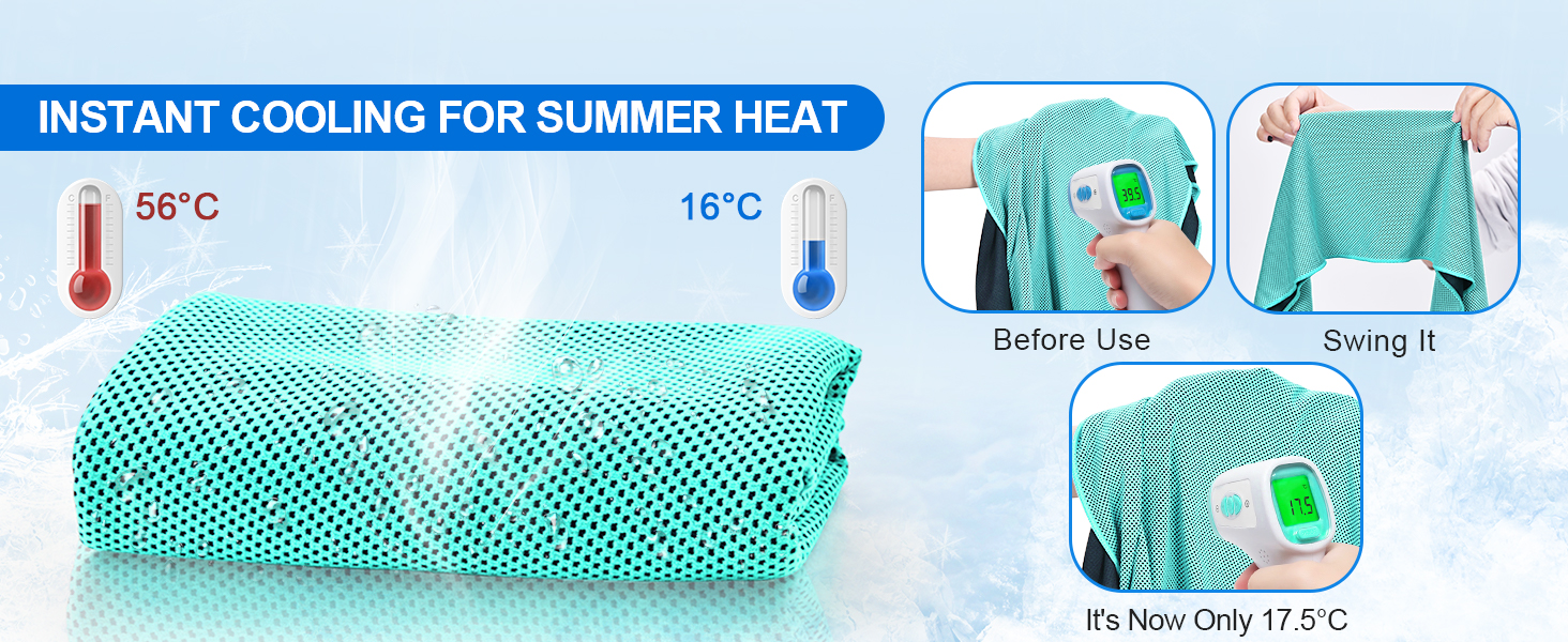 cooling towels for neck and face cooling towel for hot weather cool cold towels for neck gym sweat