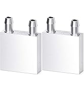 DIYhz Aluminum Water Cooling Block, Liquid Water Cooler Heat Sink System for PC Computer CPU Grap...