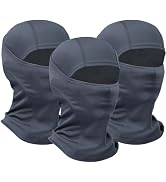 Balaclava Ski Mask 3 Pieces Full Face Cover for Men and Women Breathable Full Face Mask for Skiin...