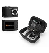 SQERO Camera Case Kit for Digital Camera KODAK PIXPRO FZ45, Hard Case with Soft Silicone Camera C...
