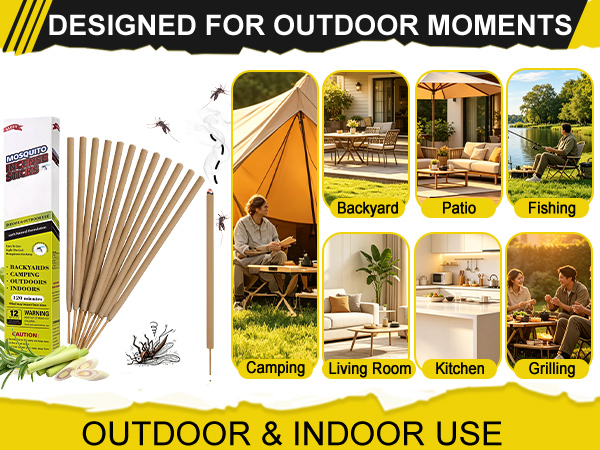 Citronella Candles Repellent Stick