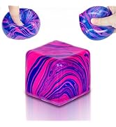 Puffwize Veined Cube Squishy Toy, Stress Relief and Anxiety Fidget Toy, Ice Cube Squishy Sensory ...