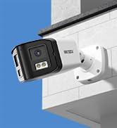 INNOSECU 8MP Dual Lens IP PoE Camera, 2X 4MP Security Bullet Surveillance Camera with 180° Angle ...