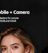 COMITOK iPhone Camera Grip MOCA with Magnet Fill Light & Mirror for 17 Pro iOS26 Native Camera, F...