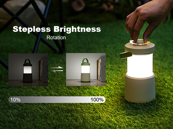 HALOSTORMS dimmable camping lantern