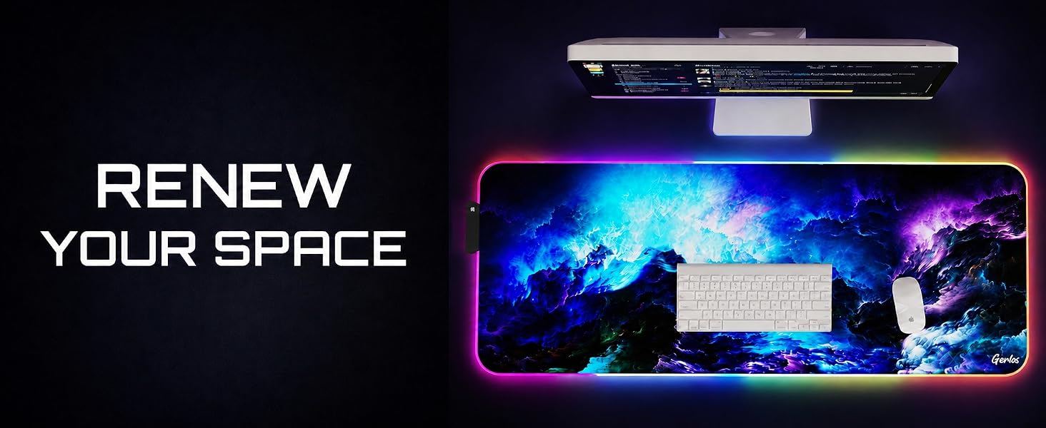 rgb mouse pad led mouse pad gaming mouse pad desk pad keyboard pad