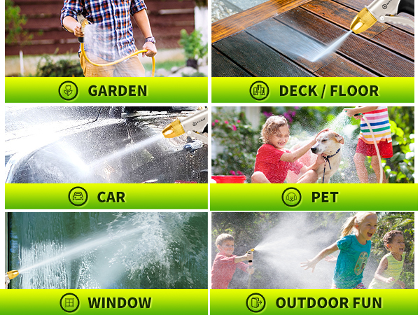 wide applications such as gardening watering outdoor fun etc
