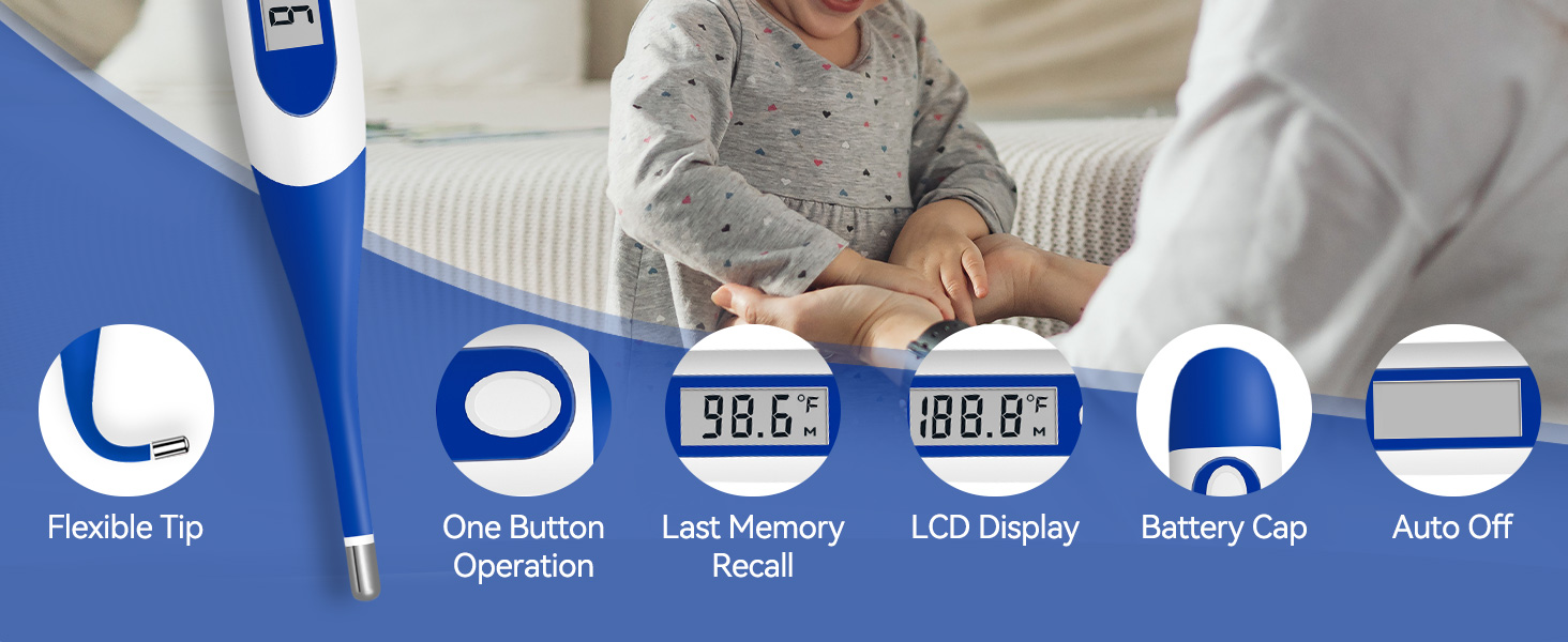 Safe Oral Thermometer for Adults