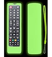 TOKERSE Silicone Glow Case with Strap for Samsung Smart TV Remote - Silicone Cover for Samsung TV...