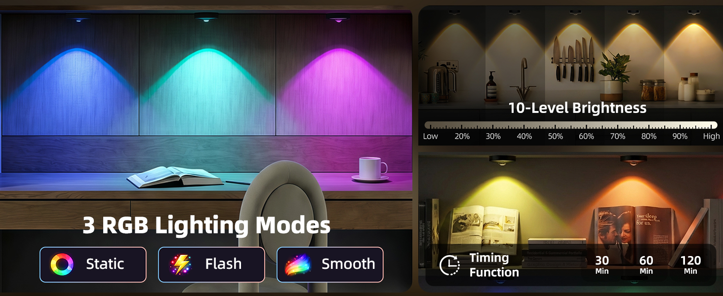 Puck Lights with Remote