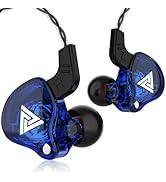 Qkz ak6 Gaming Earbuds with mic,Universal 3.5mm HiFi Sport Headphones in Ear Earphone for Running...