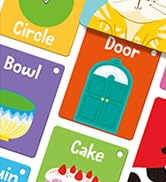 51 PCS Spanish Baby Cognitive Flashcards, Double Sided Printed 7 in 1 Colorful Cards Alphabet, Nu...