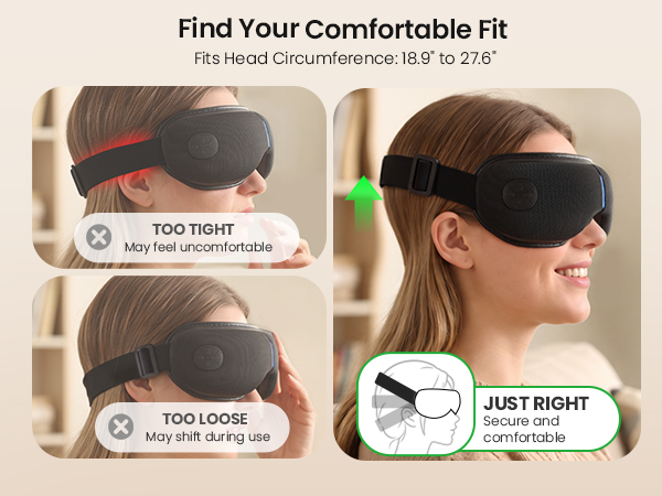 bob and brad eye massager with heat and cooling