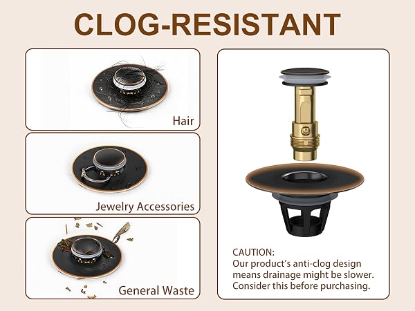 clog resistance