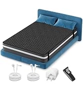Grounding Mat for Bed Conductive Carbon Fiber PU Leather Earth Connected Bed Mat with Grounding P...