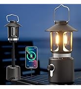 Bylitodt Camping Lantern Rechargeable, Telescopic Camping Light, Waterproof Tent Lights, Recharge...
