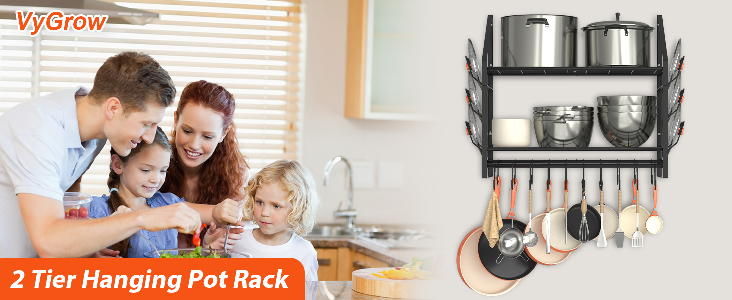 hanging pot rack