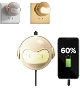 Ventaron Cute 30W USB C Night Light Wall Charger Space Bot GaN Fast PD Charging Block - Touch Dim...