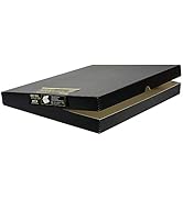 Lineco Clamshell Folio Storage Box, 16.5" X 20.5" X 1.75" Prints, Metal Edge Archival Boxboard, R...