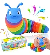 Cevioce Fidget Slug Toy, Sensory Slug Fidget Toys for Kids & Adults, 1Pc Autism Sensory Toys for ...
