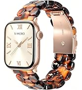 V-MORO Cute Resin Band Compatible with Apple Watch Series 7/8/9/10/11 46mm/45mm/44mm/42mm Fashion...