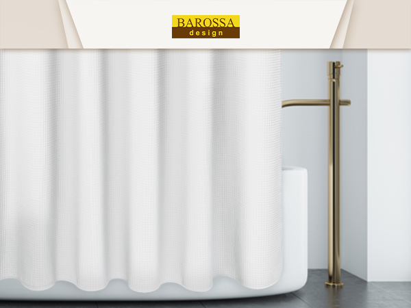 HONEYCOMB SHOWER CURTAIN