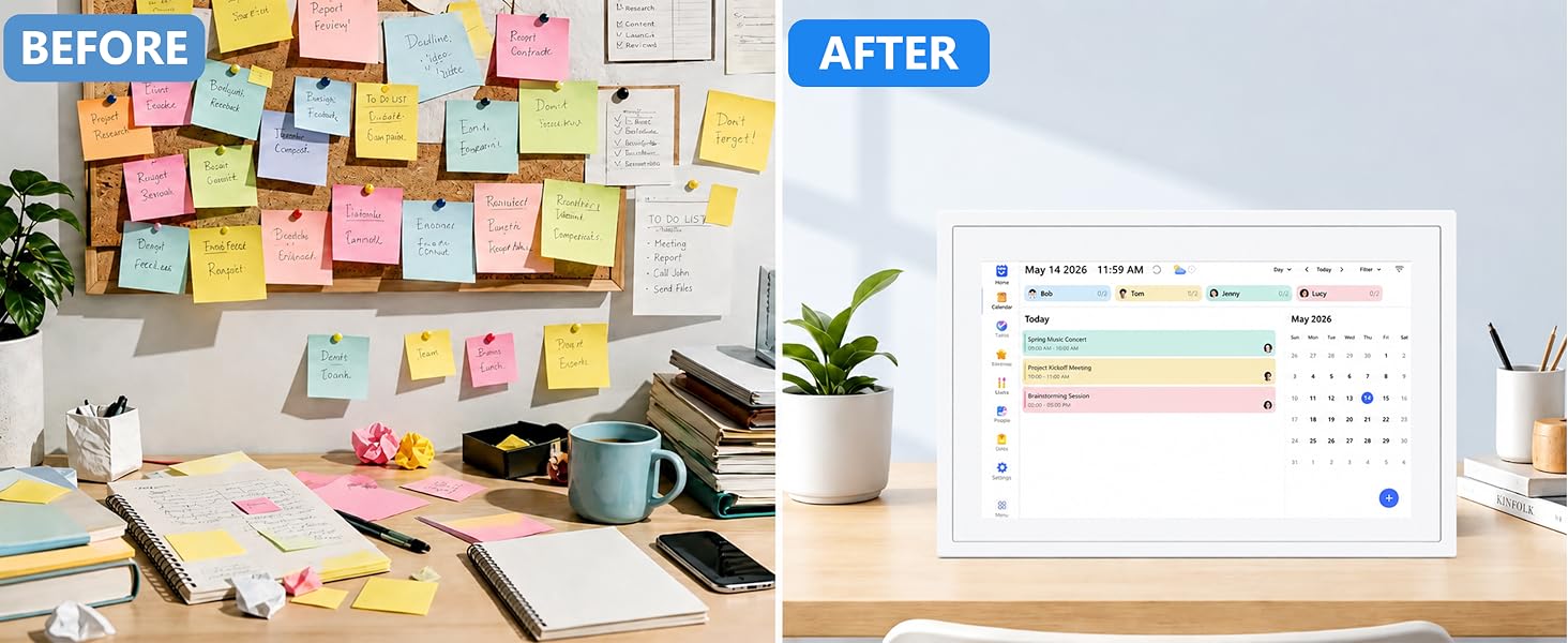 Color Coded Schedules For Multi-Generation Families