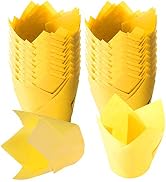 TRUSBER Baking Cups, 150 pieces Tulip Cupcake Liners Baking Cup Holders and Muffin Liners Wrapper...