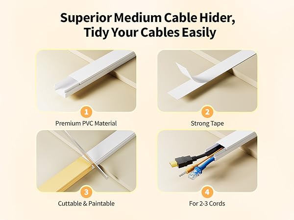tv cord hider for wall mounted tv