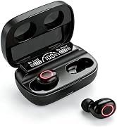 Wireless Earbuds, Bluetooth Headphones with Noise Cancelling Mic, 36H Playback LED Power Display ...