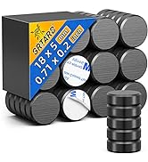 30Pack Magnets for Crafts with Adhesive Backing Ceramic Magnets Round Disc Magnets, Perfect for R...