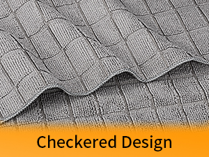 Checkered Washcloths Bath Towels