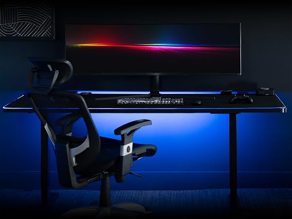RGB DESK PAD LED DESK PAD FULL DESK PAD LIGHTED RGB FULL SIZE DESK PAD EXTRA LARGE LED MOUSE PAD
